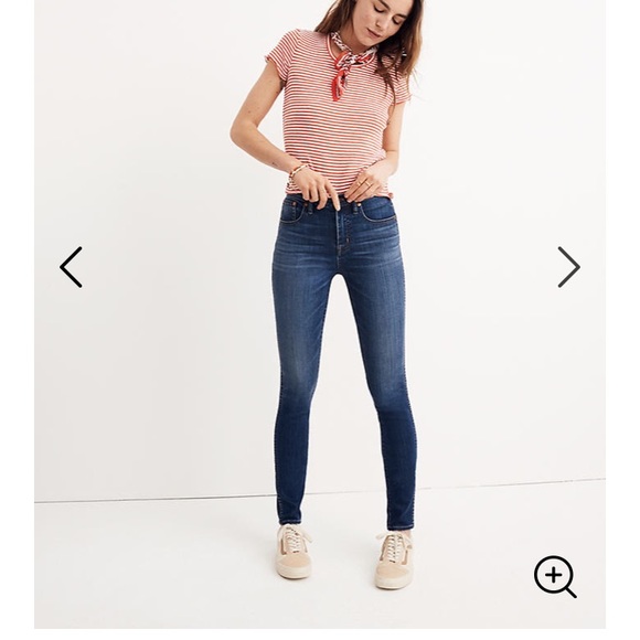 Madewell Denim - Madewell 10" High-Rise Skinny Jeans 25